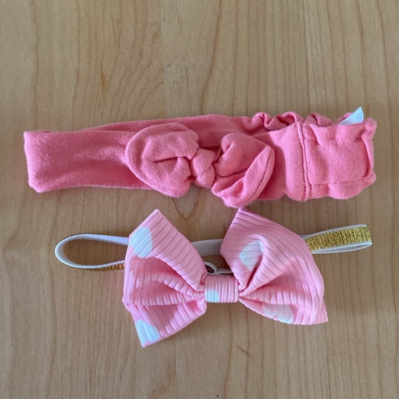 Assorted baby bows/headbands bundle! New or only worn once! Newborn-6month range - Picture 4 of 9
